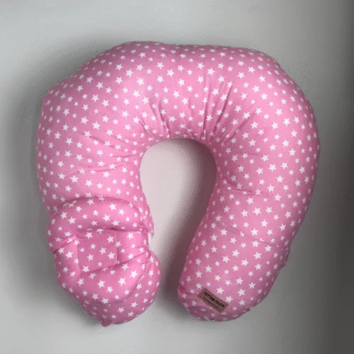 وسادة الرضاعة الطبية – نجوم وردية